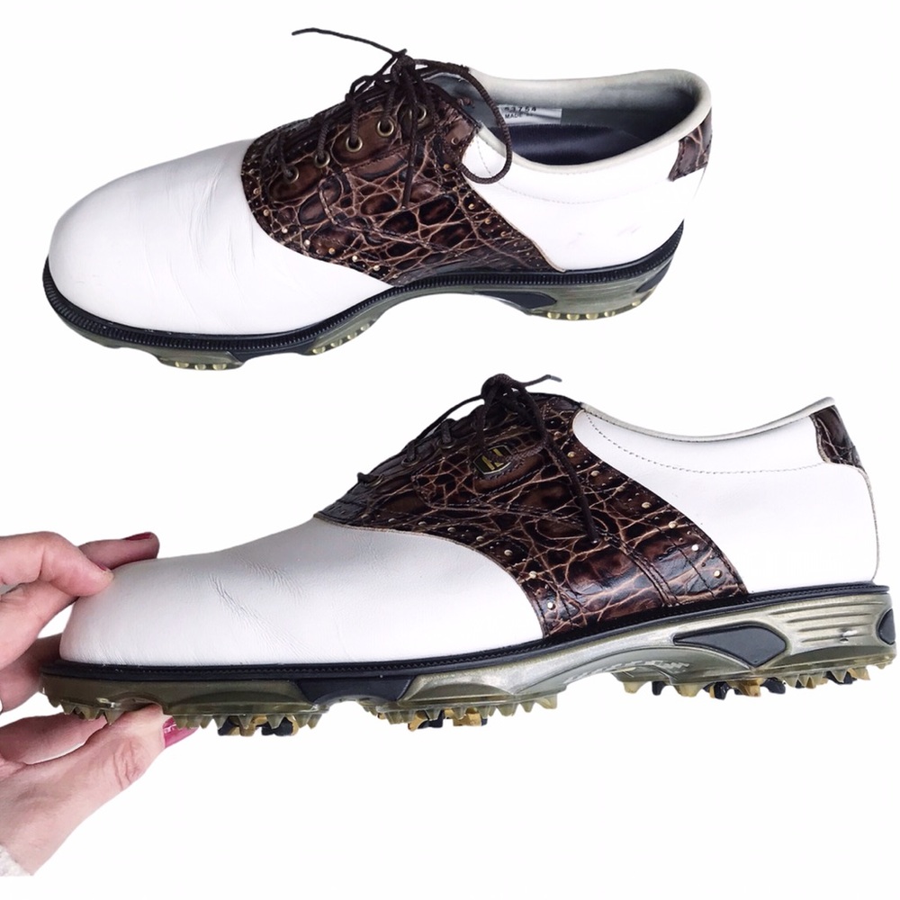 Footjoy Foot Joy 10 W Golf Shoes DryJoy Dry Wide